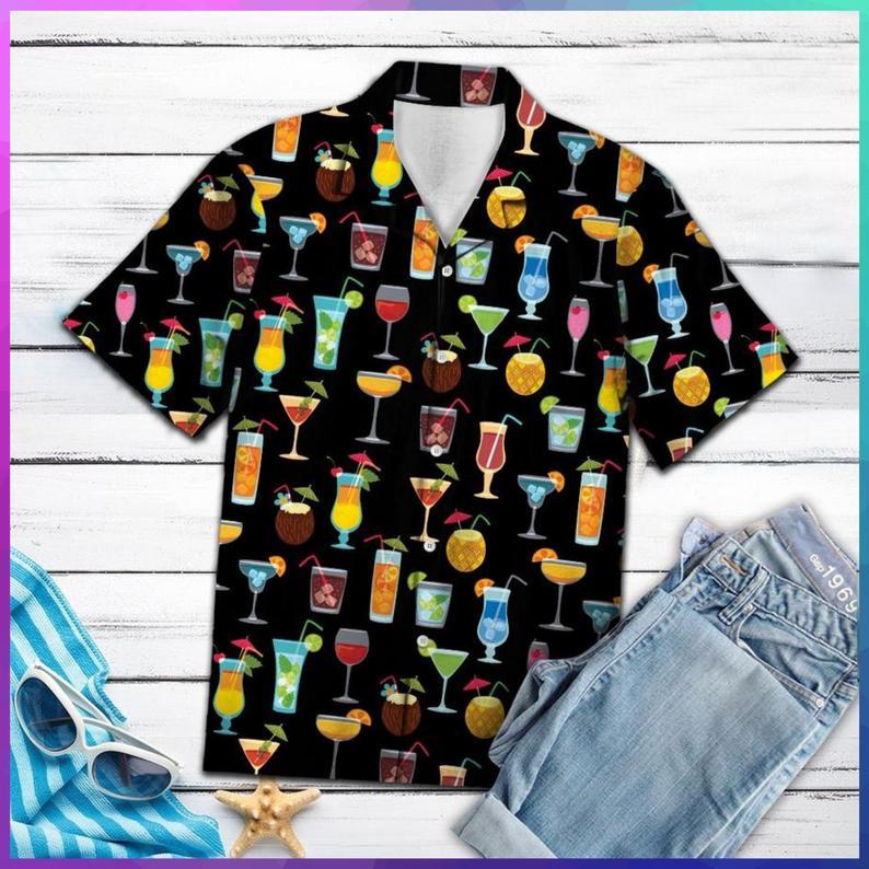 Summer Cocktails Hawaiian Shirt | For Men & Women | Adult | HW5162{Size}