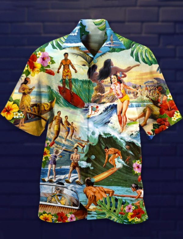 Surfing Hawaiian Shirt | For Men & Women | Adult | HW6392{Size}