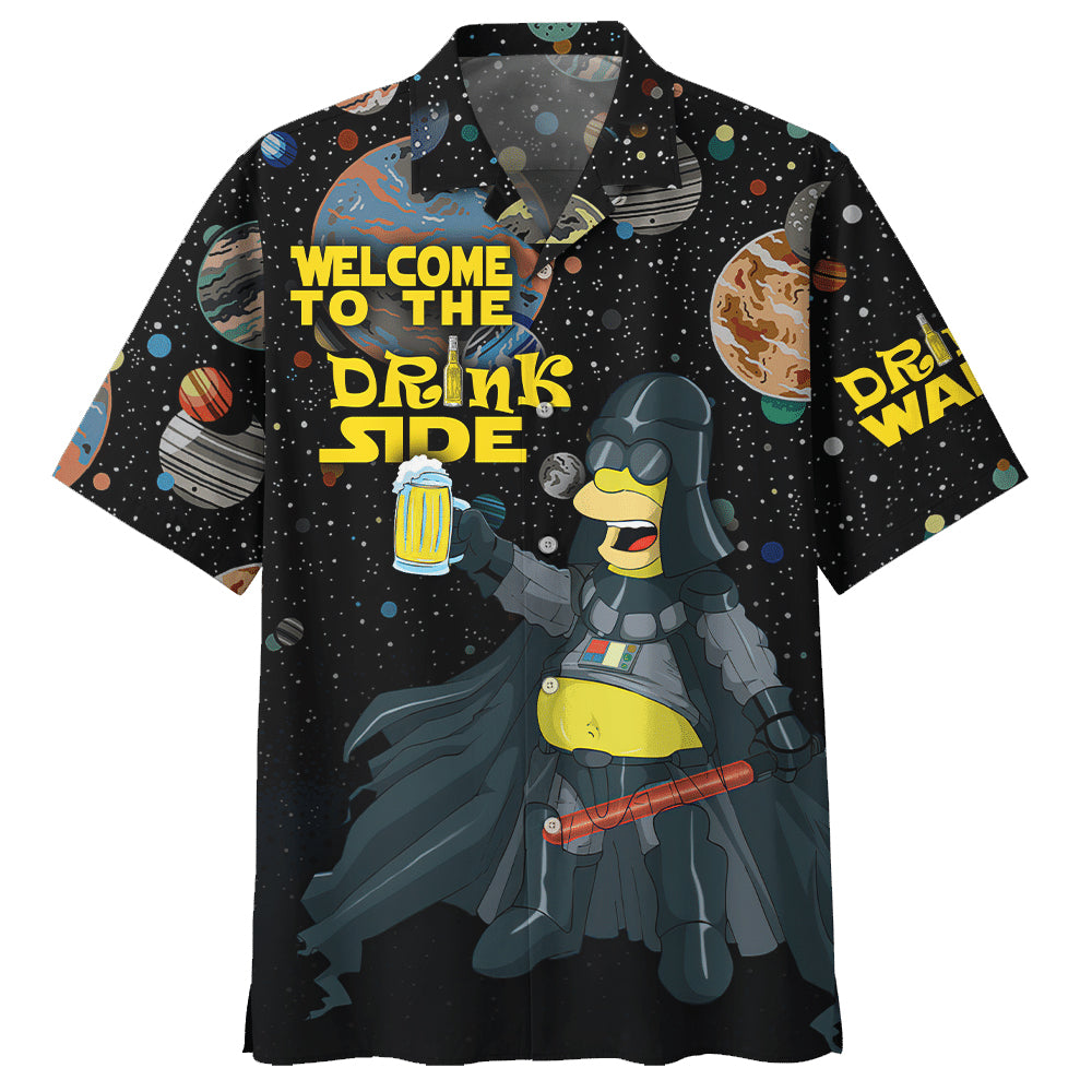 SW Hommer Welcome to Drink Side Beer Hawaiian Shirt{Size}