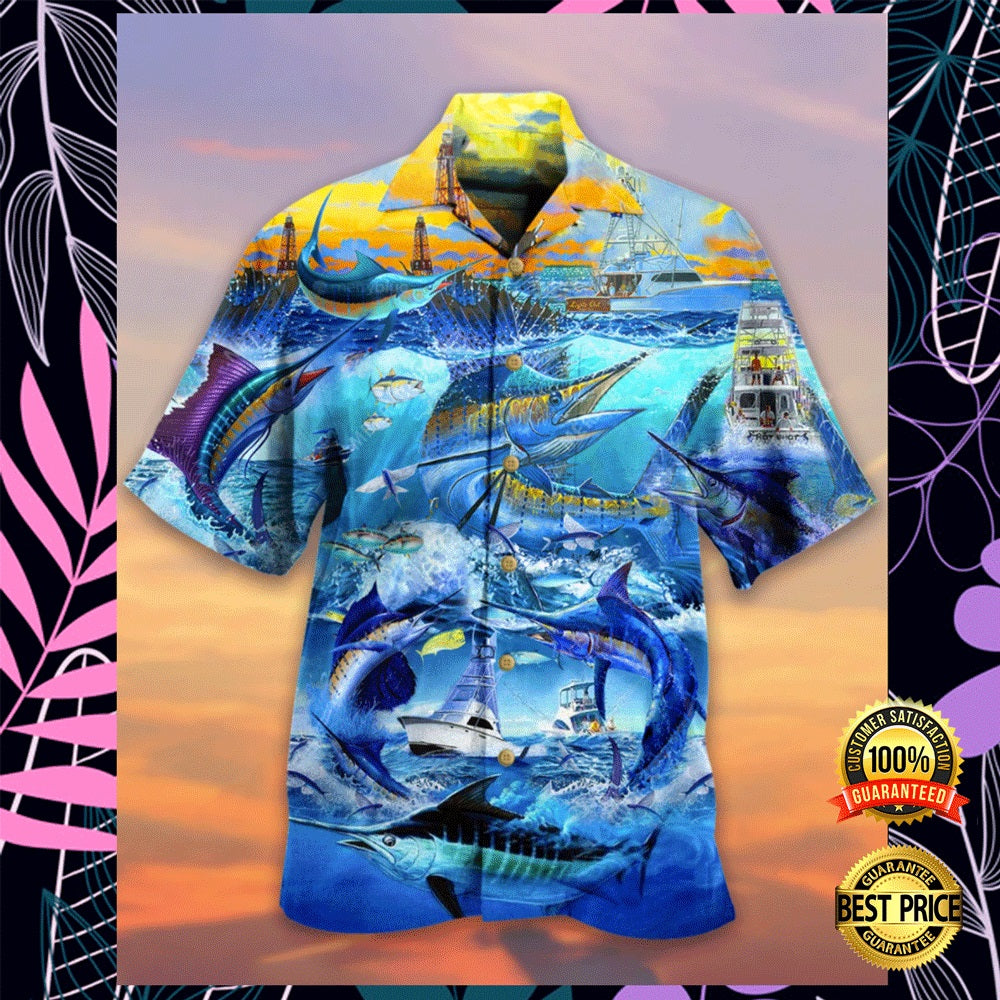 Swordfish Hawaiian Shirt{Size}