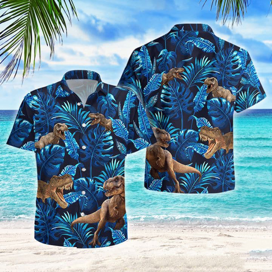 T-Rex Tropical Hawaiian Shirt â Saleoff 250720{Size}