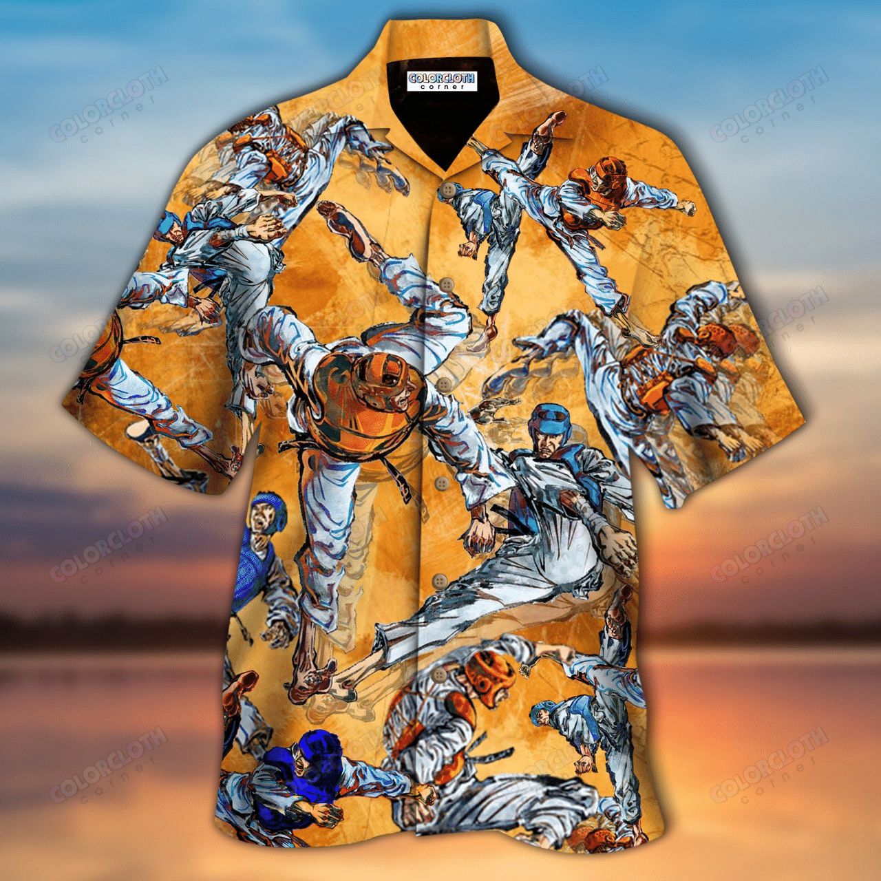 Taekwondo Hawaiian Shirt | For Men & Women | Adult | HW5331{Size}