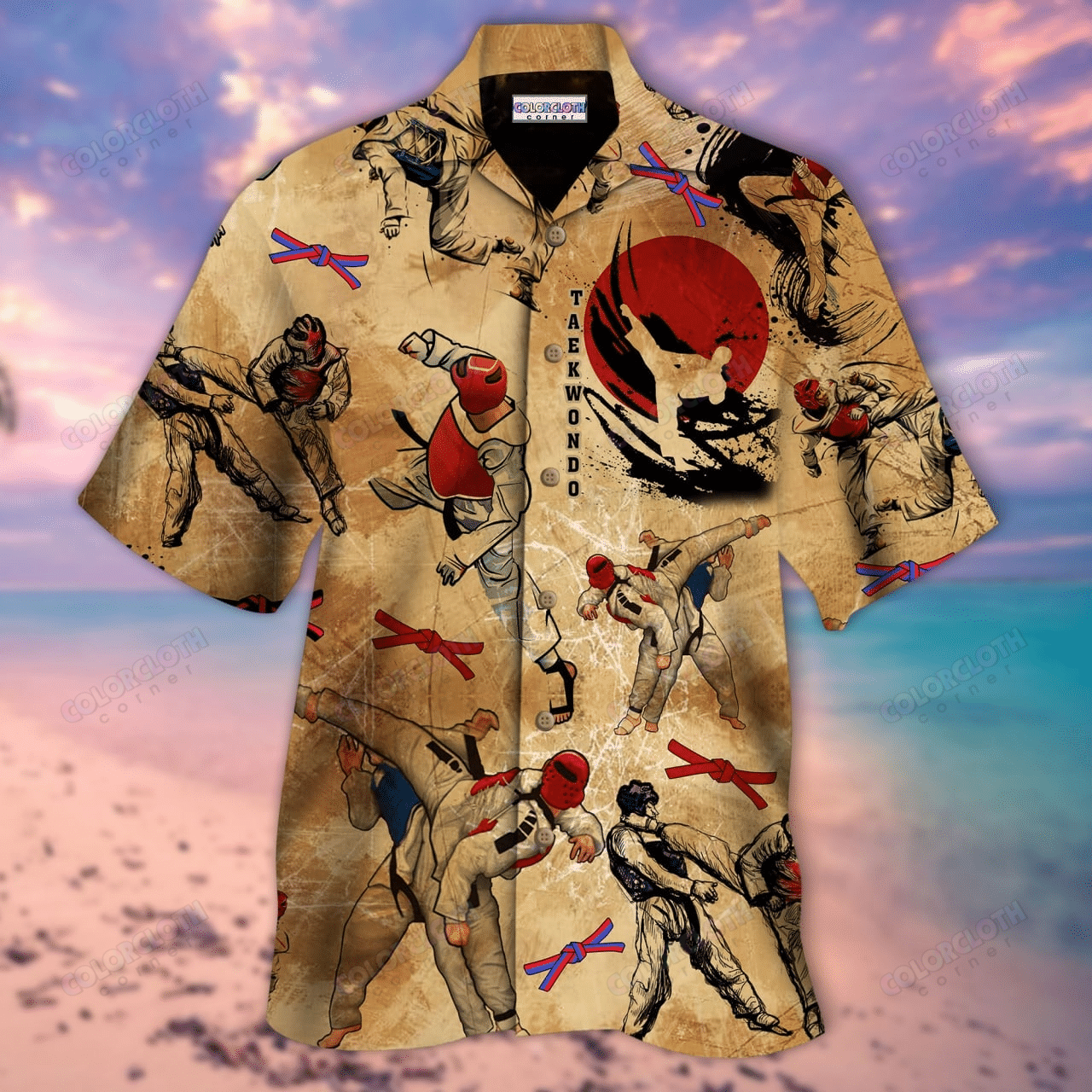 Taekwondo Hawaiian Shirt | For Men & Women | Adult | HW5355{Size}