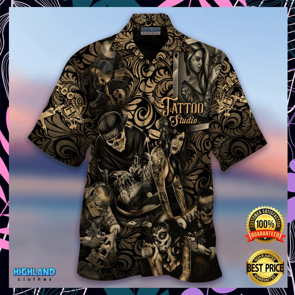 Tattoo Studio Hawaiian Shirt{Size}