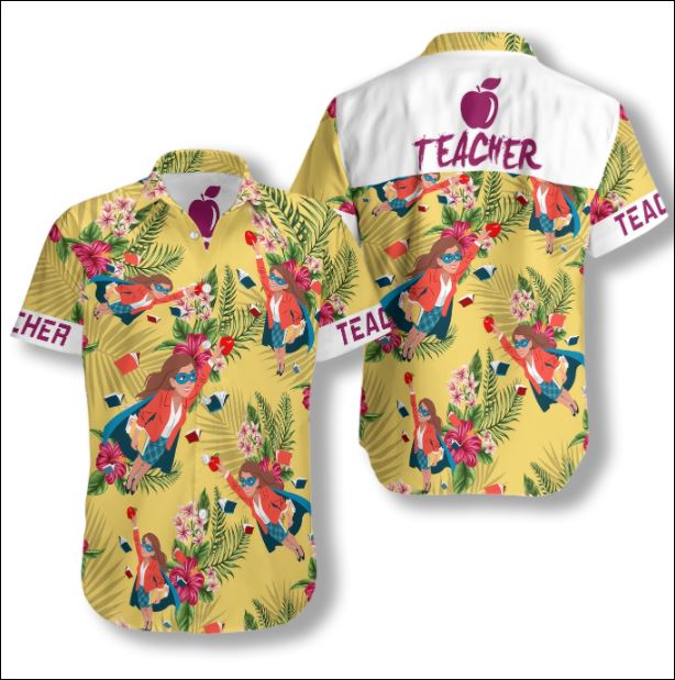 Teacher Tropical Hawaiian Shirt â Dnstyles{Size}