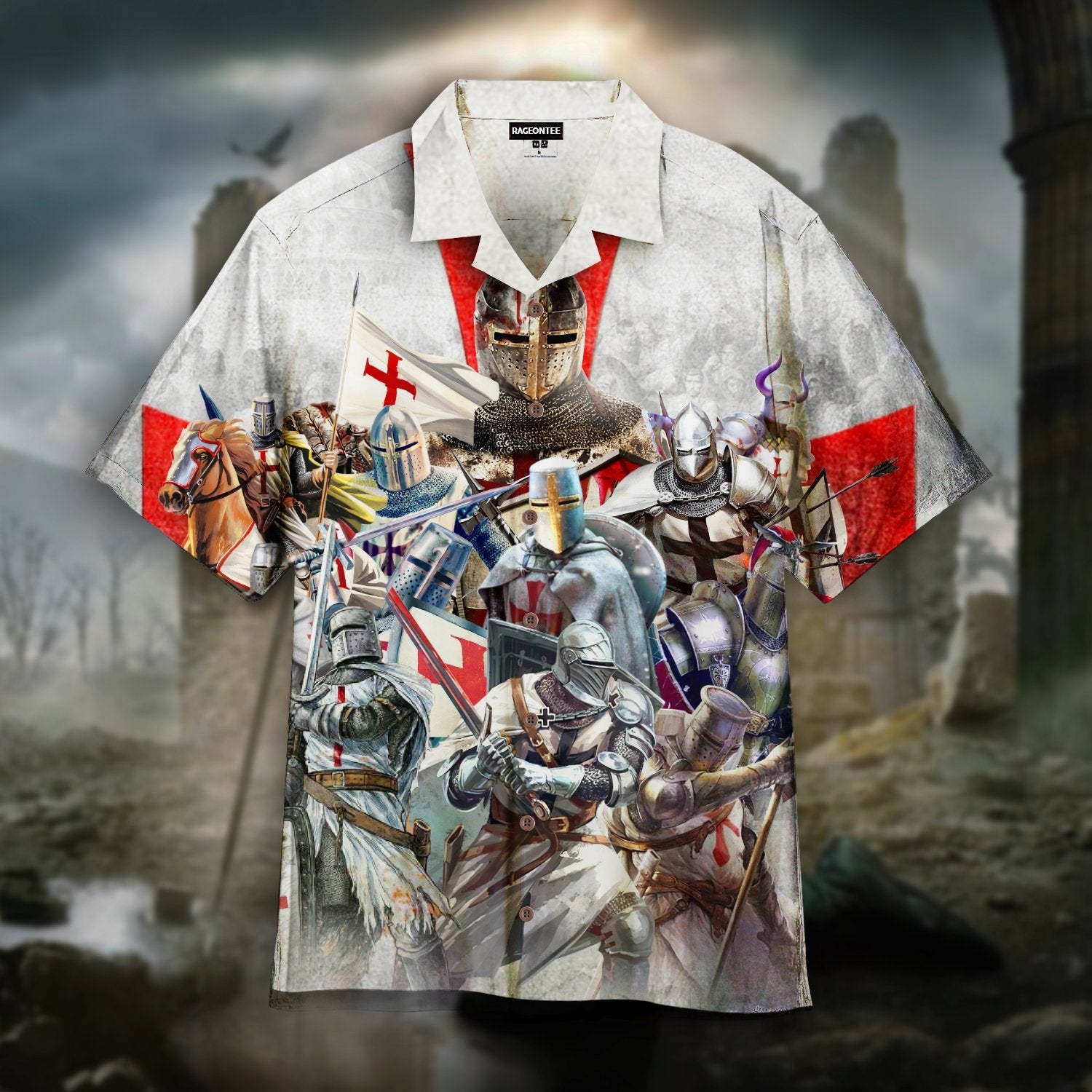 Templar Knight Squad Hawaiian Shirt | For Men & Women | Adult | HW4197{Size}