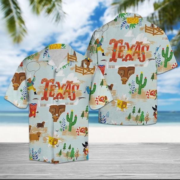 Texas Cowboy Hawaiian Shirt | For Men & Women | Adult | HW5450{Size}