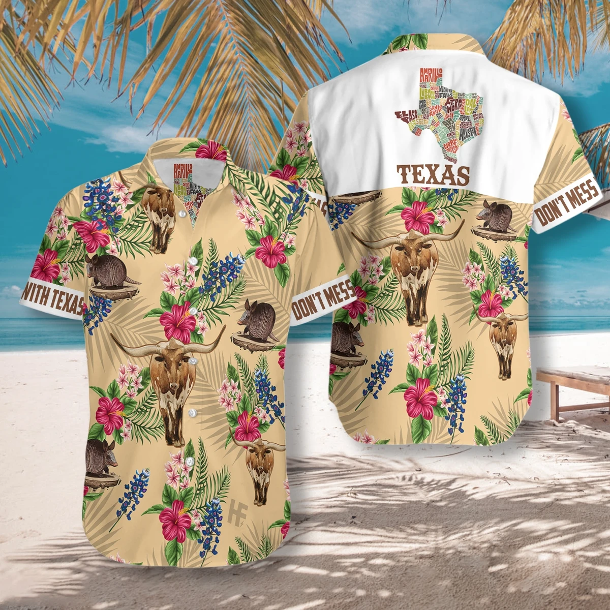 Texas Hawaiian Shirt | For Men & Women | Adult | HW4400{Size}