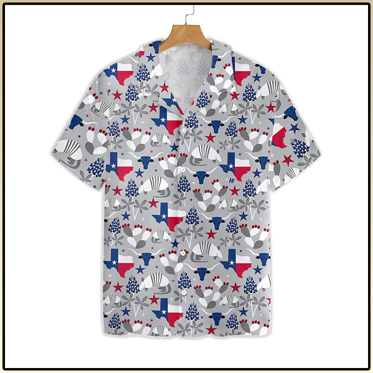 Texas Pattern Hawaiian Shirt{Size}