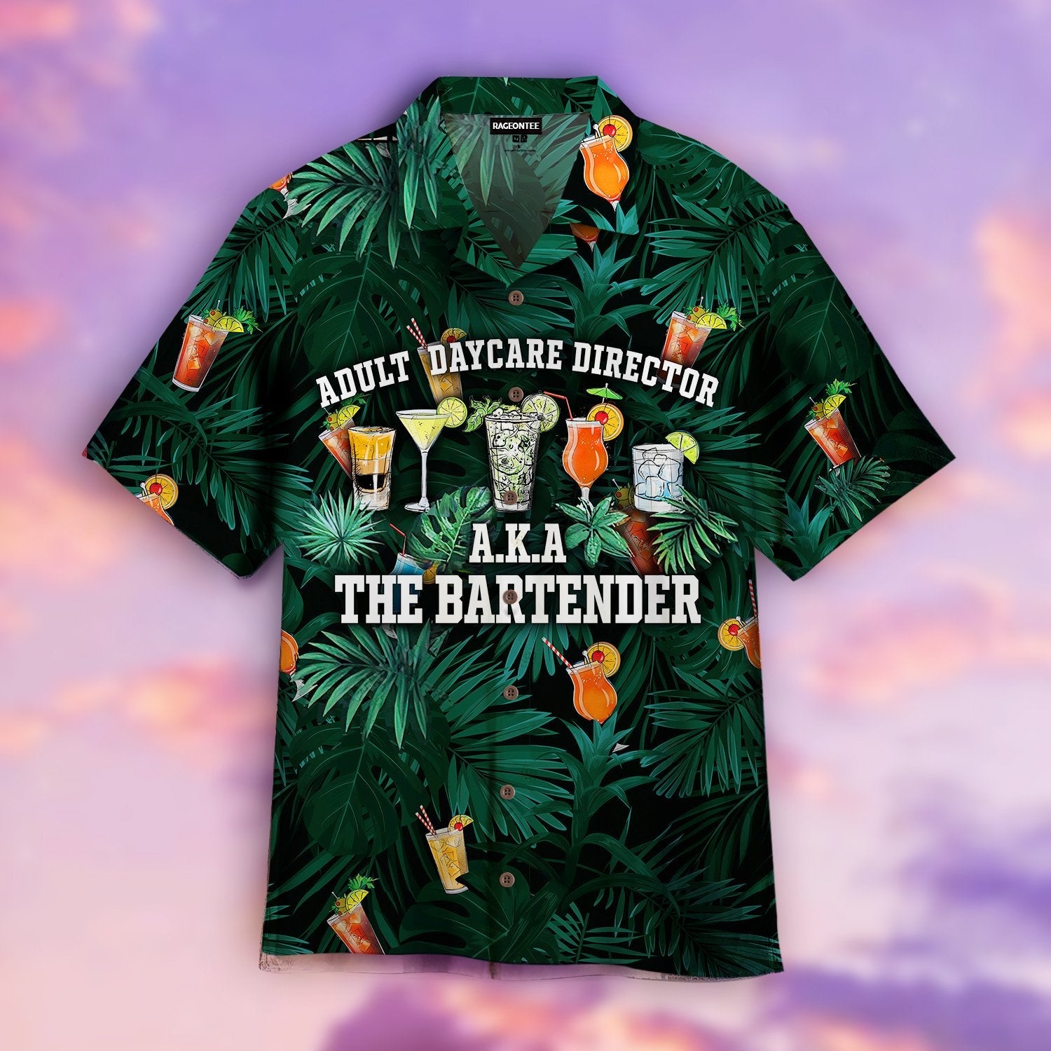 The Bartender Tropical Hawaiian Shirt | For Men & Women | Adult | HW5357{Size}