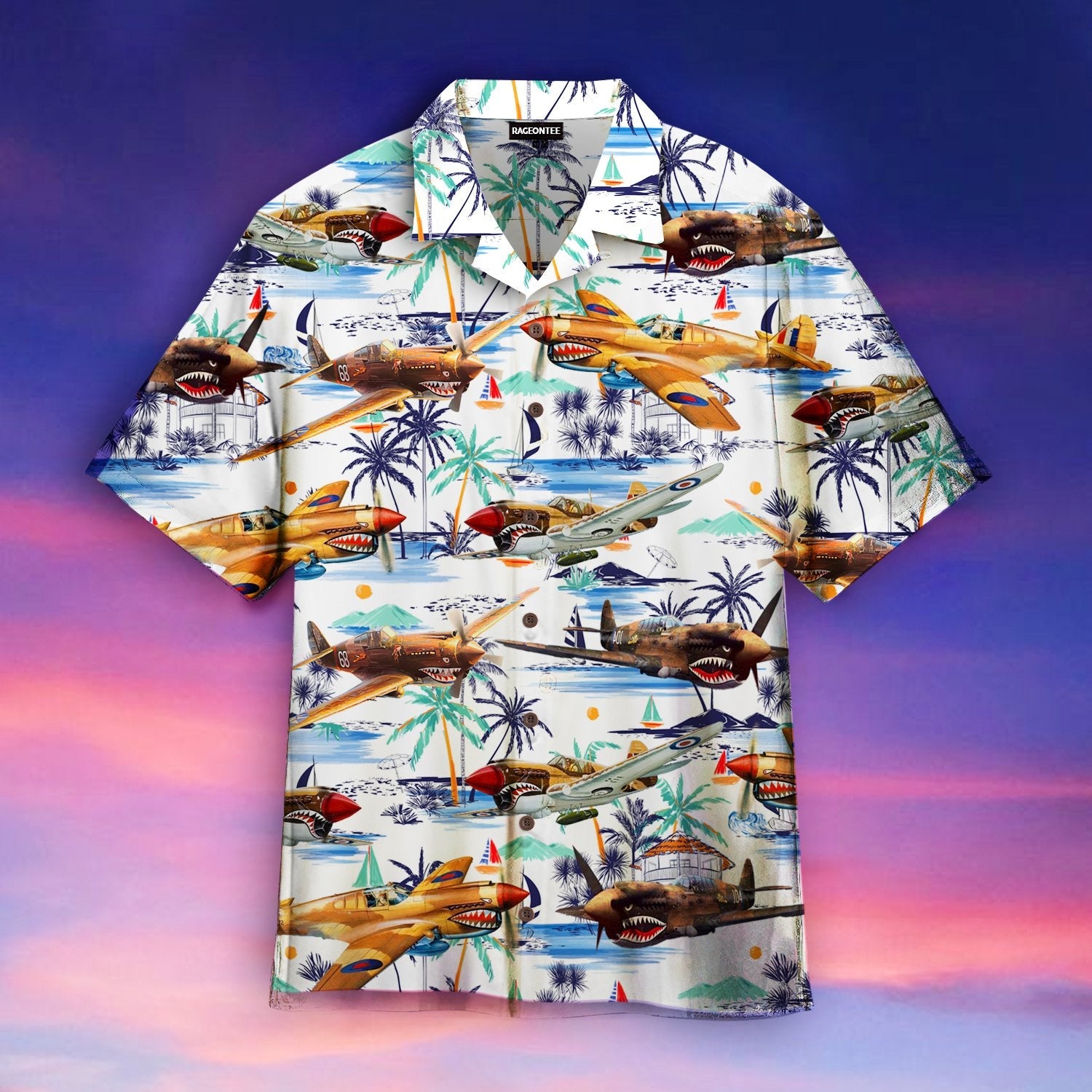 The Beautiful Flying Warbirds Hawaiian Shirt | For Men & Women | Adult | WT1416{Size}