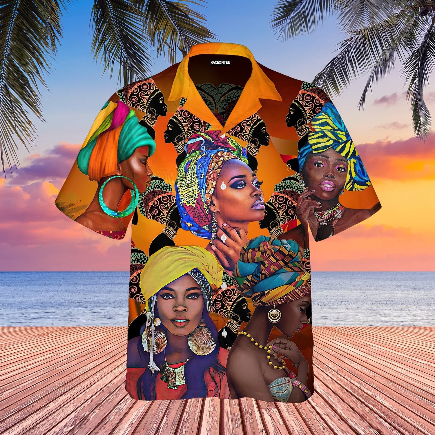 The Beauty Africa Women Has Eyes As Deep As The Ocean Hawaiian Shirt | For Men & Women | Adult | WT1427{Size}