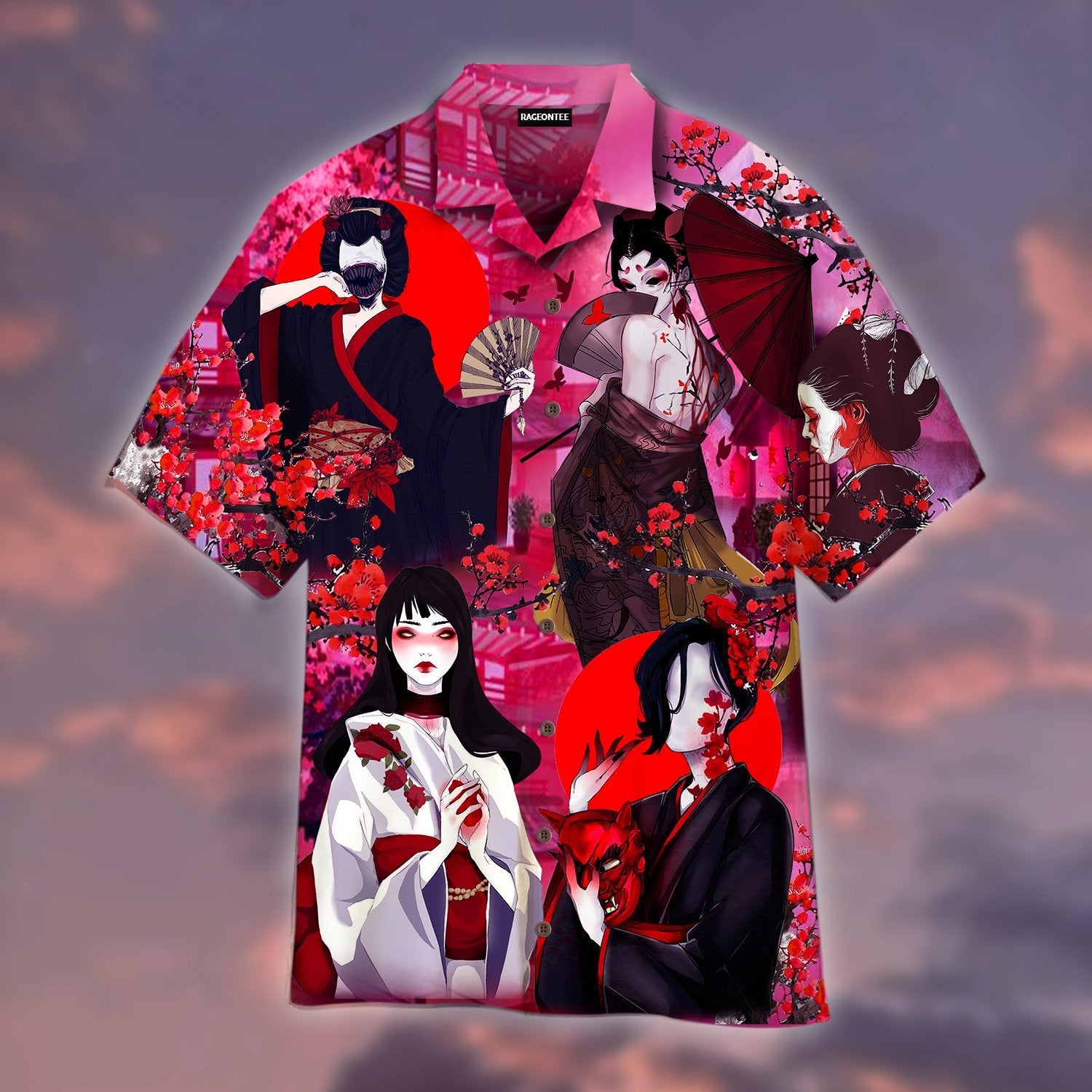 The Curse Of The Japanese Geisha Hawaiian Shirt | For Men & Women | Adult | WT1429{Size}