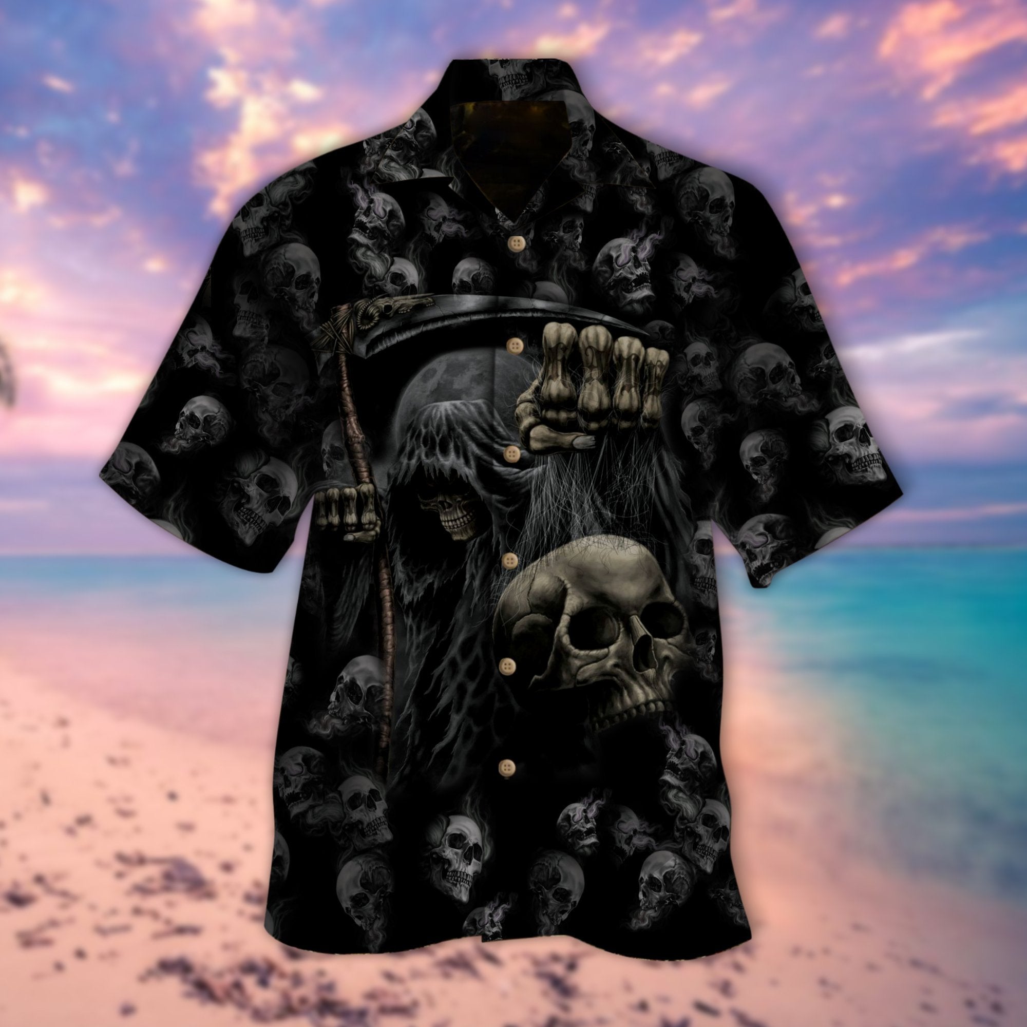 The Death Hawaiian Shirt | For Men & Women | Adult | HW9389{Size}