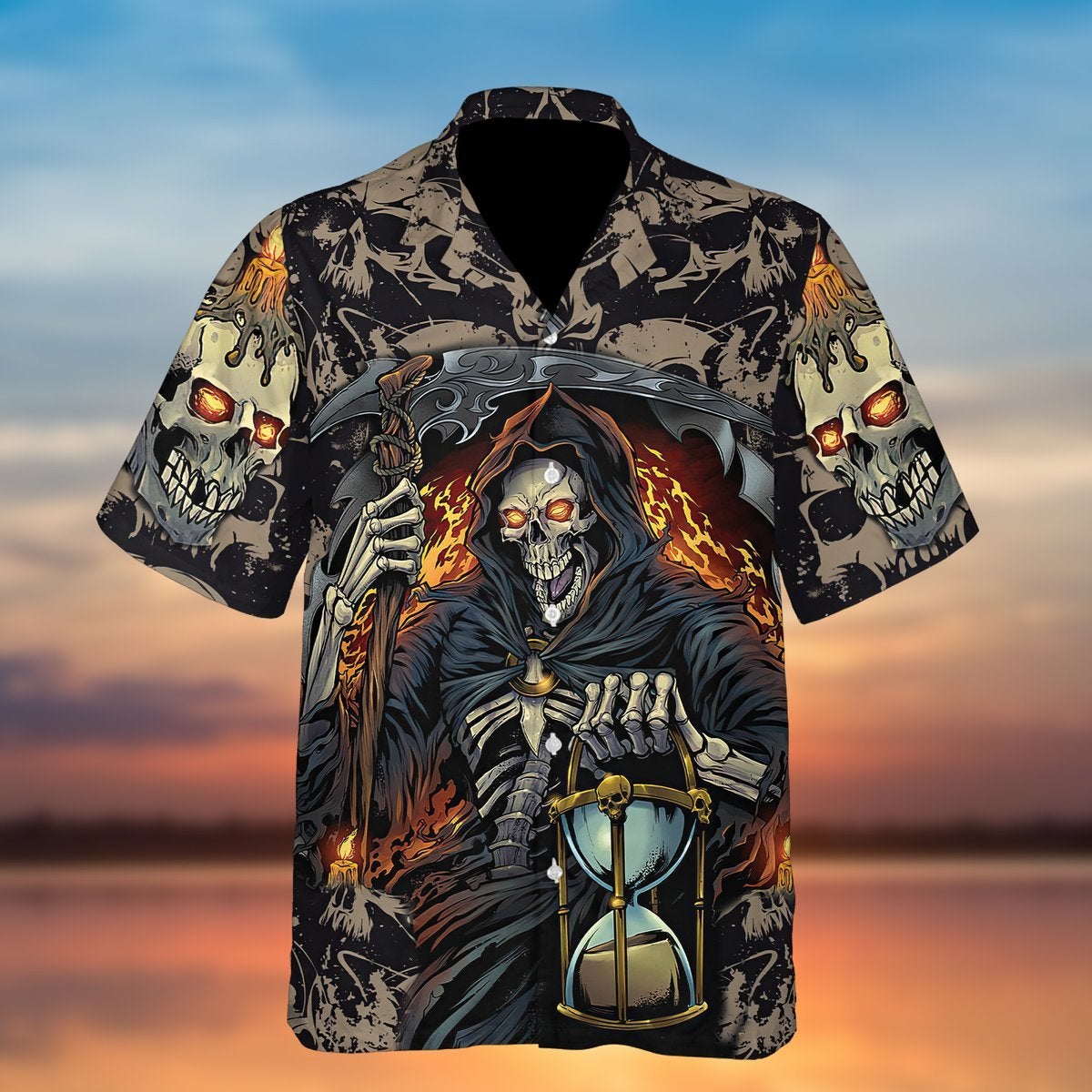 The Death Of Time Hawaiian Shirt | For Men & Women | Adult | HW9369{Size}