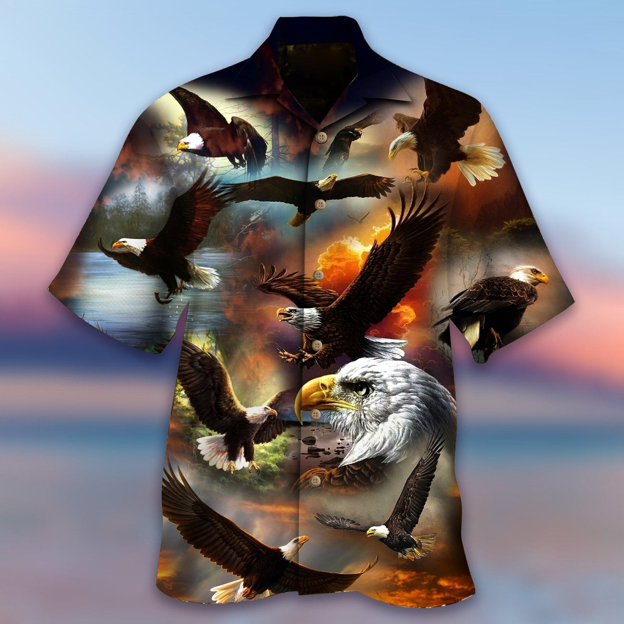 The Eagle Soars Hawaiian Shirt | For Men & Women | Adult | HW5457{Size}