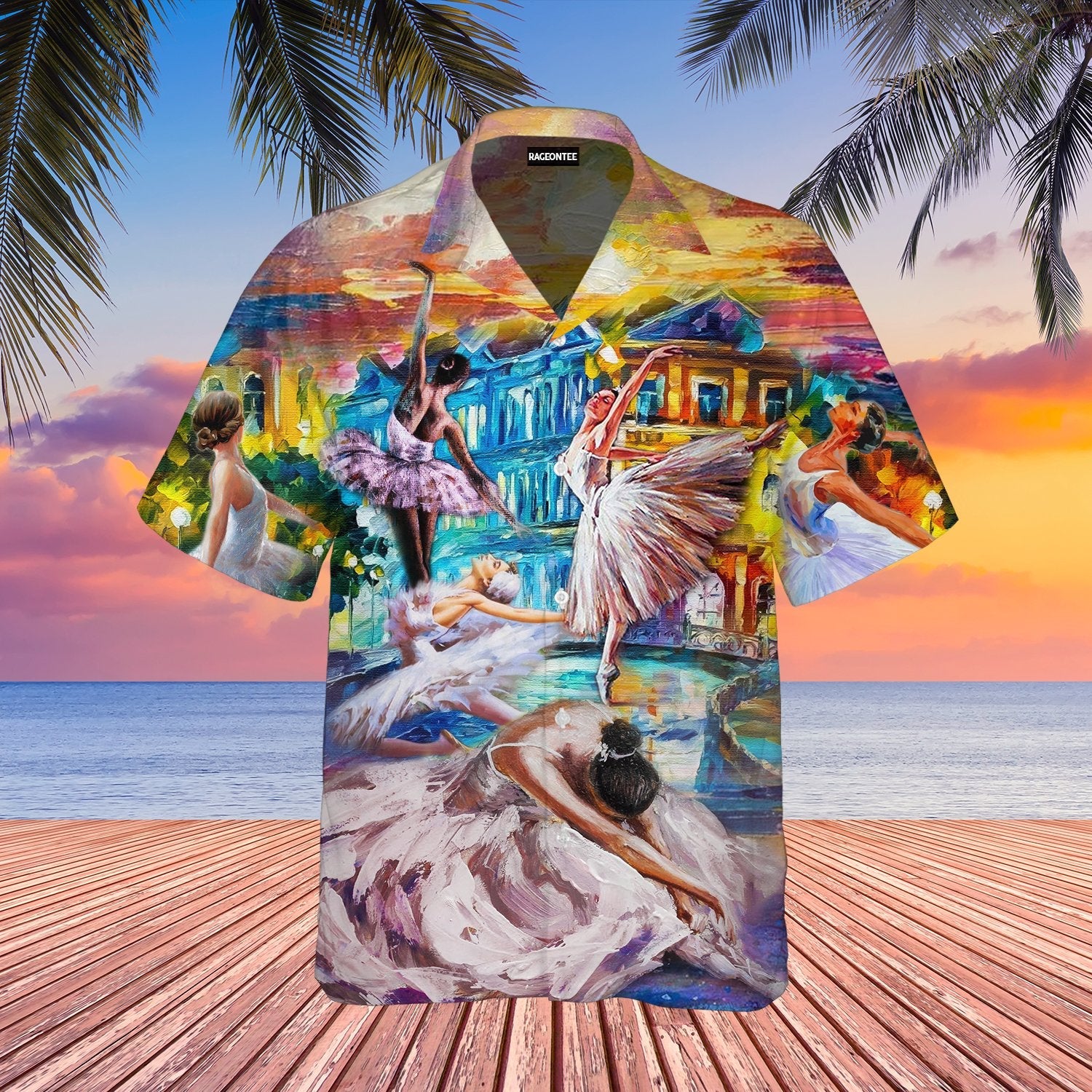 The Magic Ballet Dance Of Ballerina Hawaiian Shirt | For Men & Women | Adult | WT1434{Size}