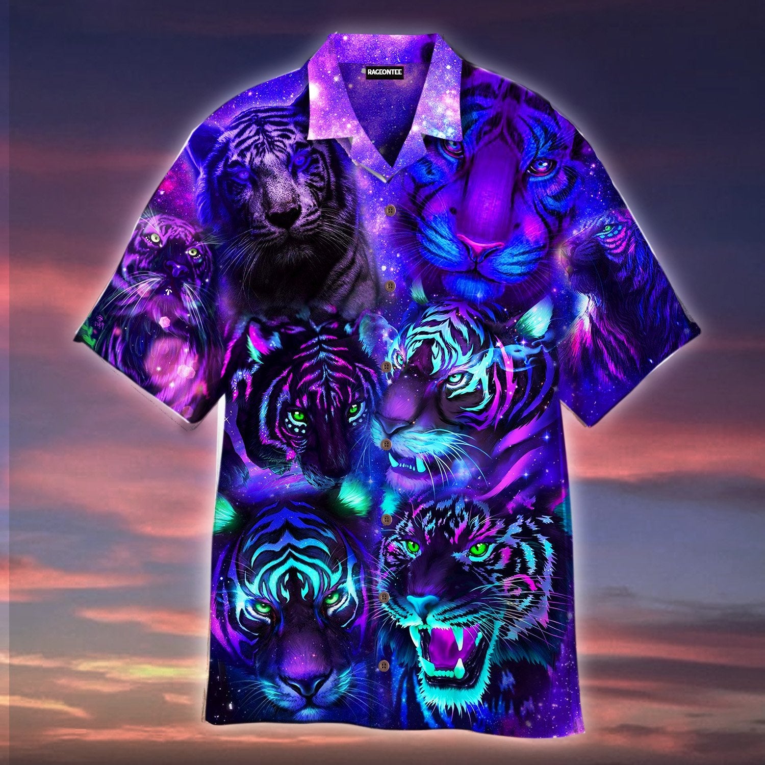 The Power Of Tigers In The Galaxy Hawaiian Shirt | For Men & Women | Adult | HW4777{Size}