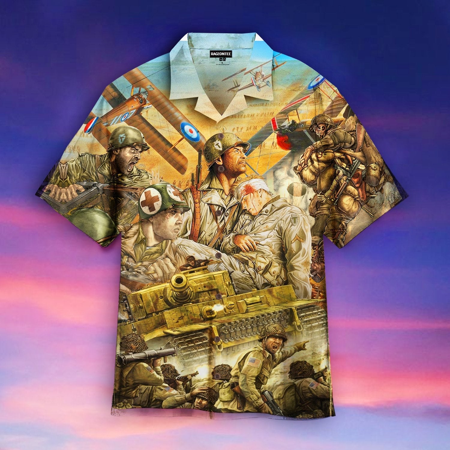 The Veteran Fight Like A Superhero Hawaiian Shirt | For Men & Women | Adult | WT1422{Size}