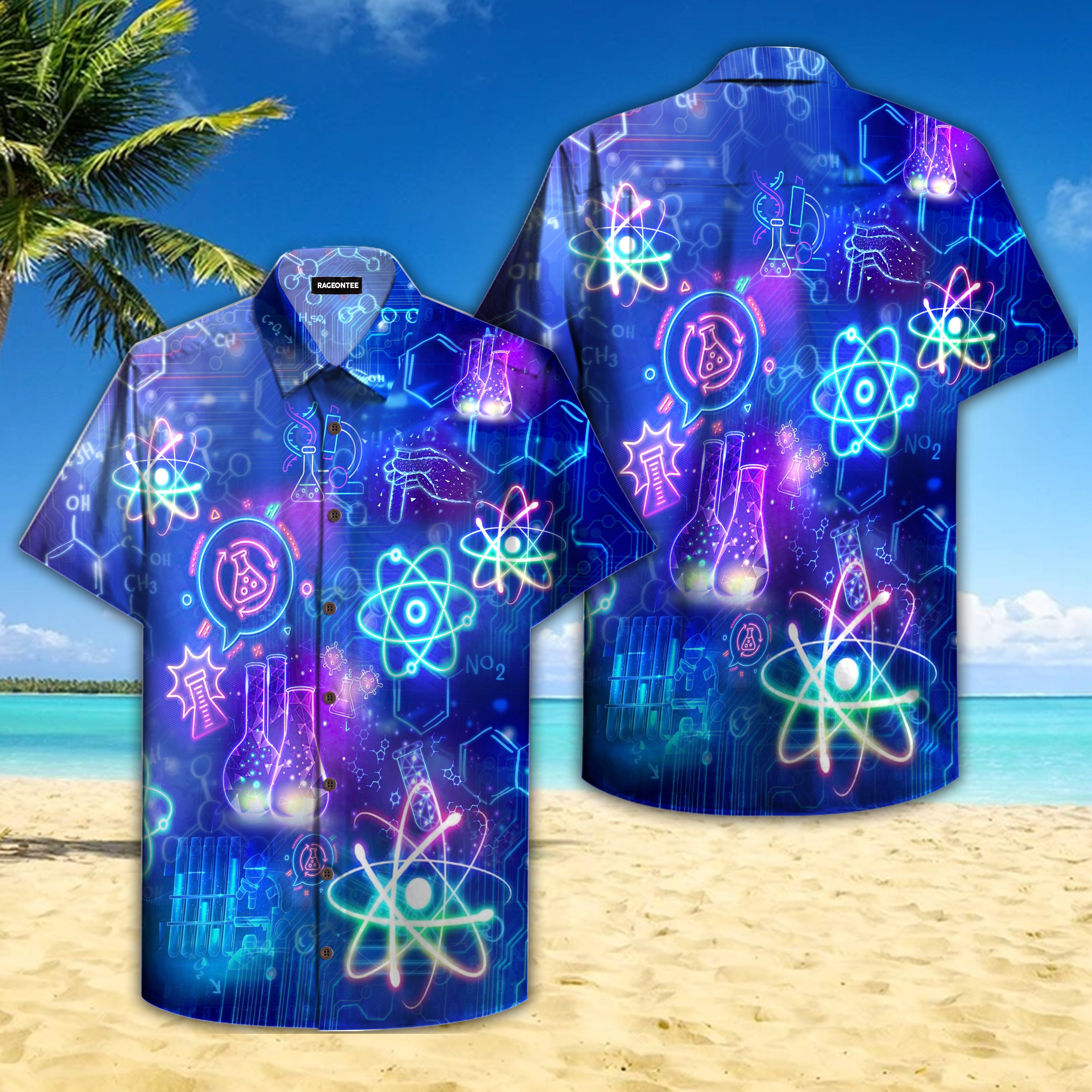 Think Like A Proton Chemistry Hawaiian Shirt | For Men & Women | Adult | HW4693{Size}