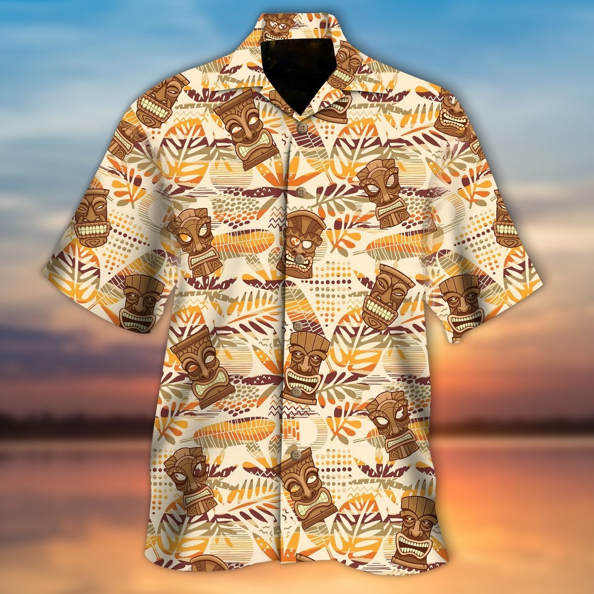 Tiki Hawaiian Shirt | For Men & Women | Adult | HW6254{Size}