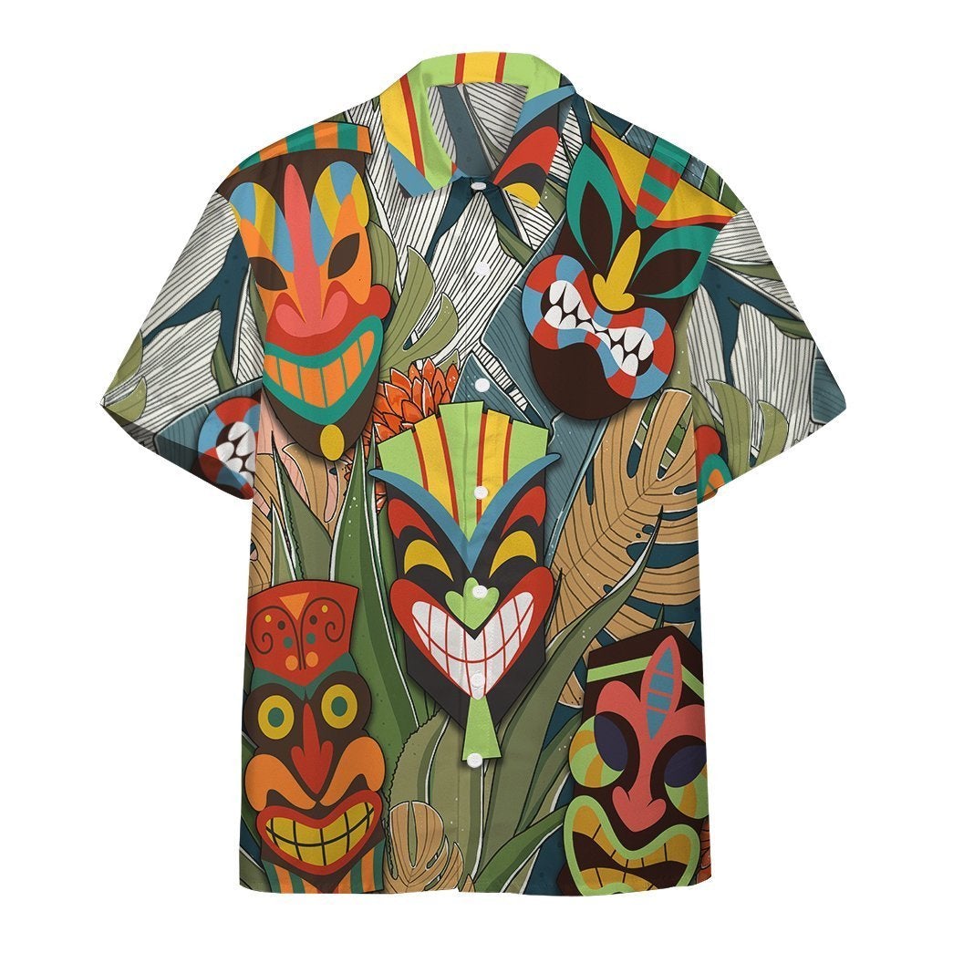 Tiki Head Hawaiian Shirt | For Men & Women | Adult | HW6447{Size}