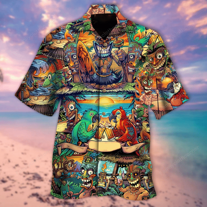 Tiki Vibes Hawaiian Shirt | For Men & Women | Adult | HW3979{Size}