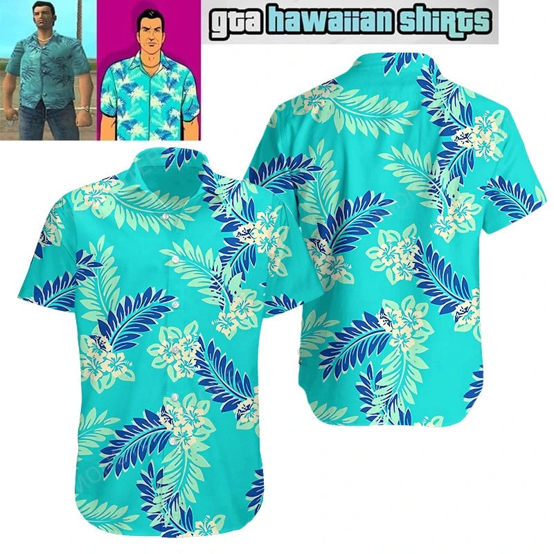 Tommy Hawaii Gta Hawaiian Shirt â Hothot 300720{Size}