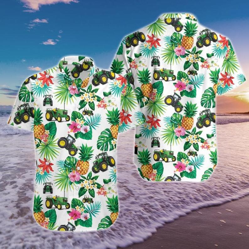 Tractor hawaiian shirt{Size}