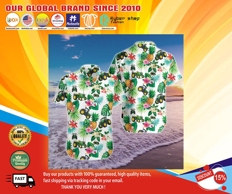 Tractor Hawaiian Shirt â{Size}