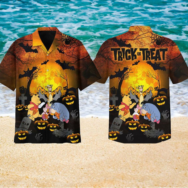 Trick Or Treat Halloween Hawaiian Shirt | For Men & Women | Adult | HW9097{Size}