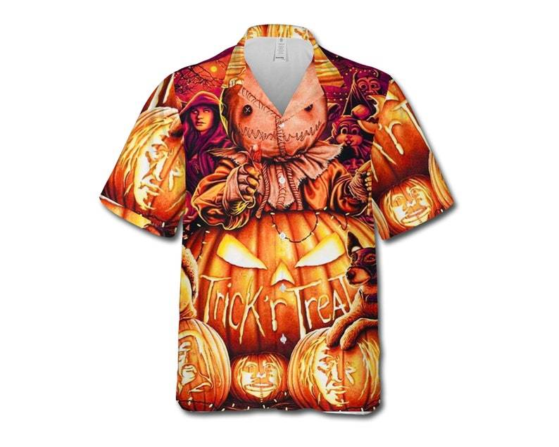 Trick Or Treat Halloween Hawaiian Shirt | For Men & Women | Adult | HW9197{Size}