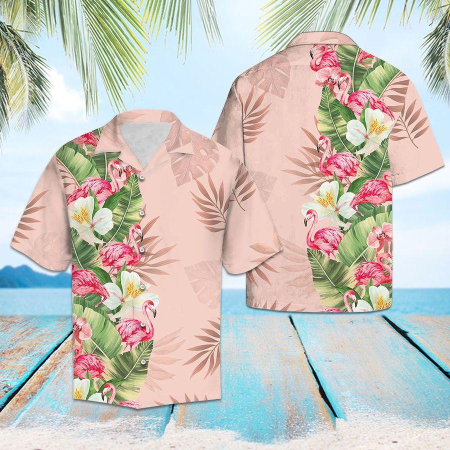 Tropical Flamingo Hawaiian Shirt | For Men & Women | Adult | HW6583{Size}