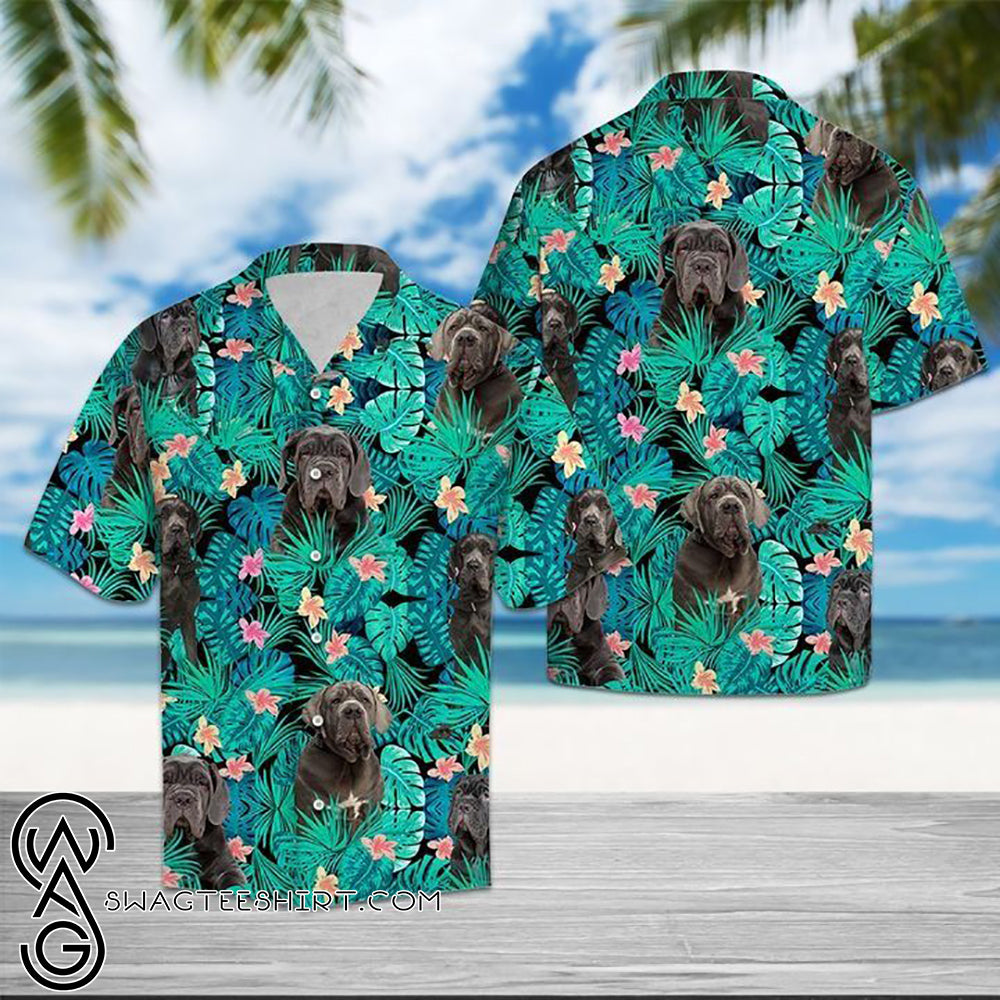 Tropical Neapolitan Mastiff Hawaiian Shirt{Size}