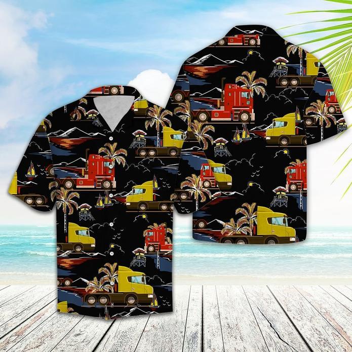 Trucker Vacation Hawaiian Shirt | For Men & Women | Adult | HW5926{Size}