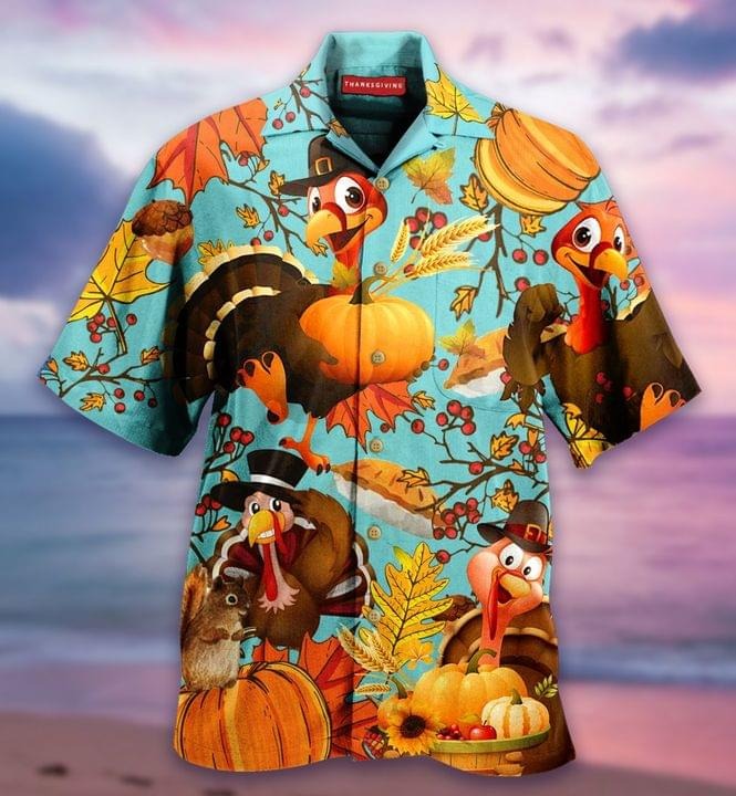 Turkey Autumn Hawaiian Shirt{Size}