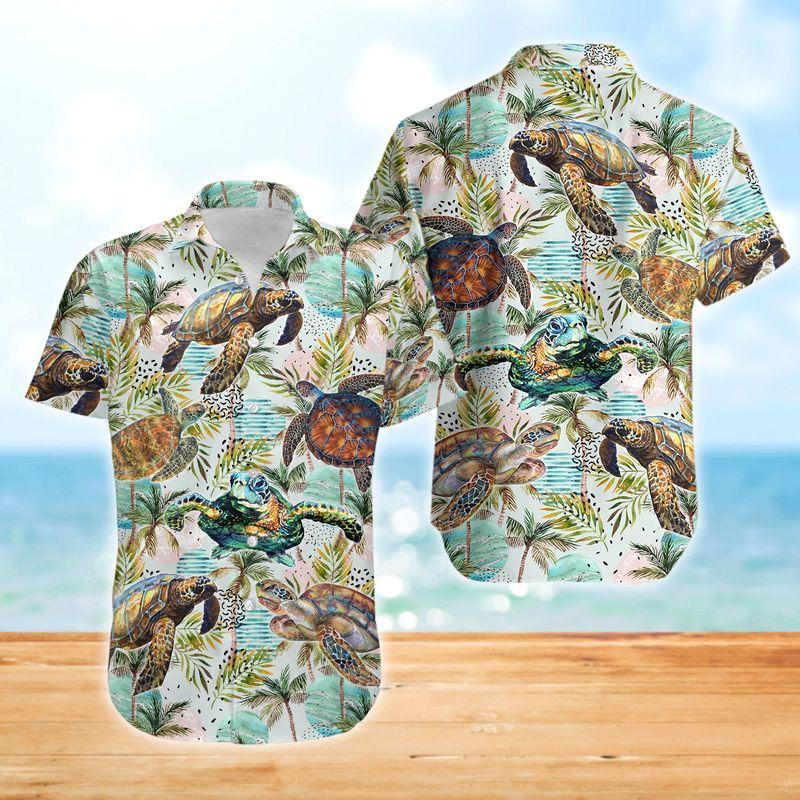 Turtle Hawaiian Shirt | For Men & Women | Adult | HW6989{Size}