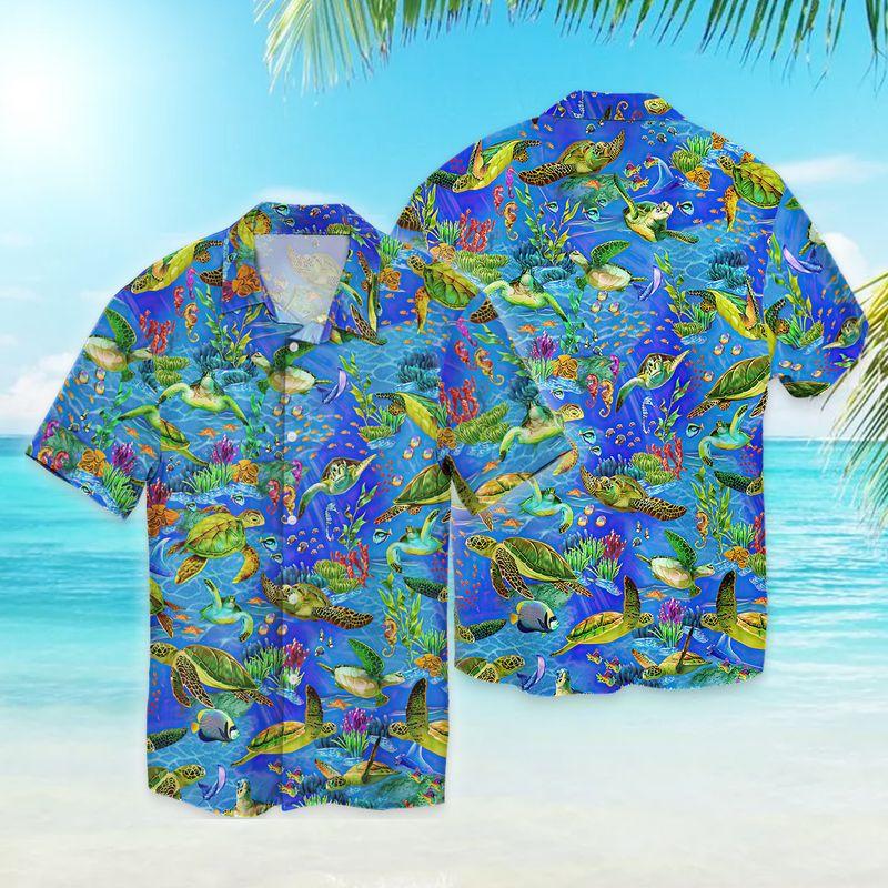 Turtle Hawaiian Shirt | For Men & Women | Adult | HW7776{Size}