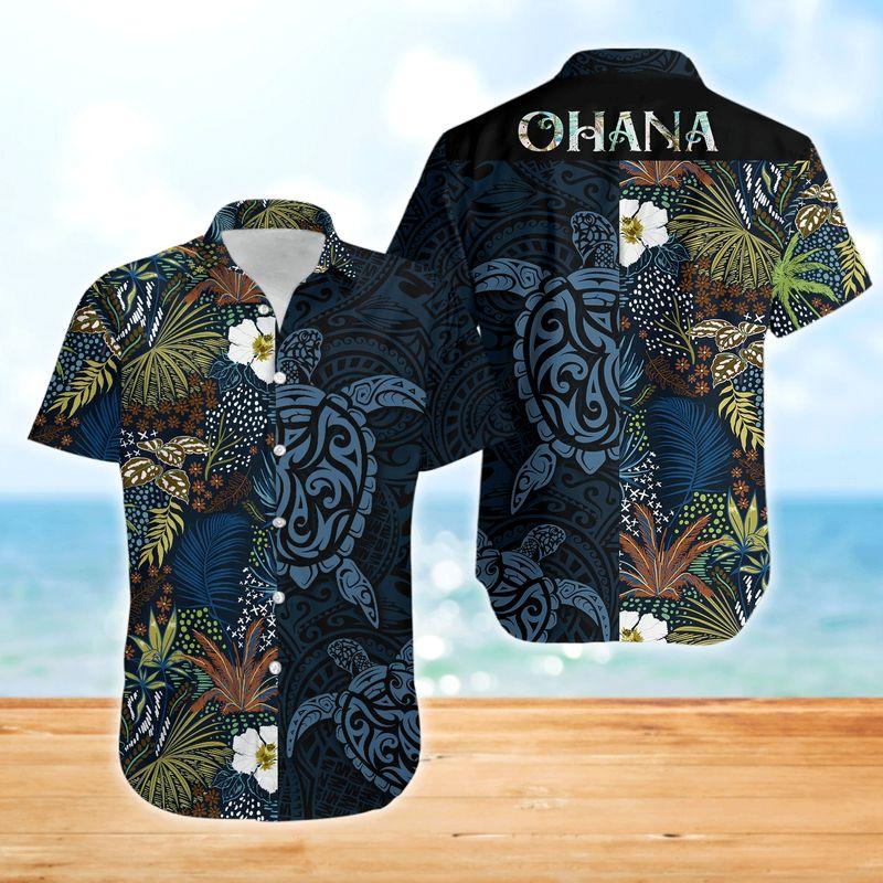 Turtle Ohana Hawaiian Shirt | For Men & Women | Adult | HW6997{Size}