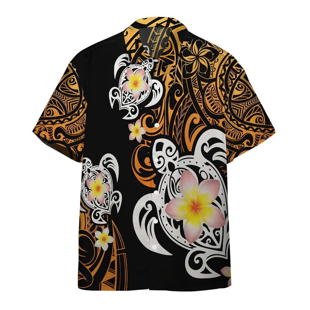 Turtle Plumeria Polynesian Hawaiian Shirt | For Men & Women | Adult | HW6463{Size}