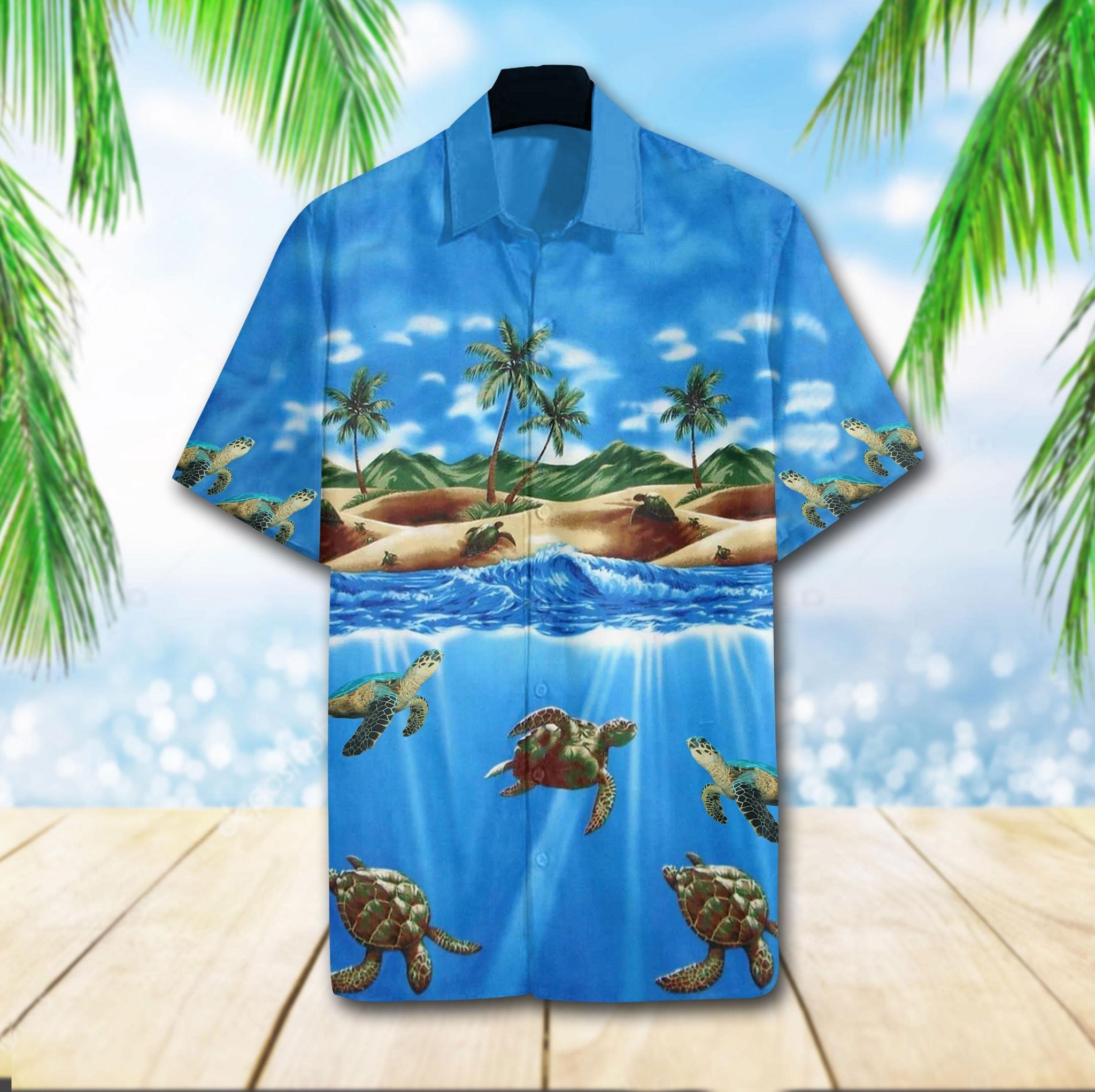 Turtle Sea Hawaiian Shirt â Maria{Size}