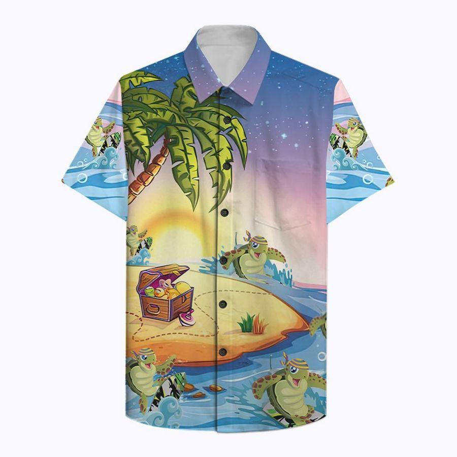 Turtle Surfing Hawaiian Shirt | For Men & Women | Adult | HW9667{Size}