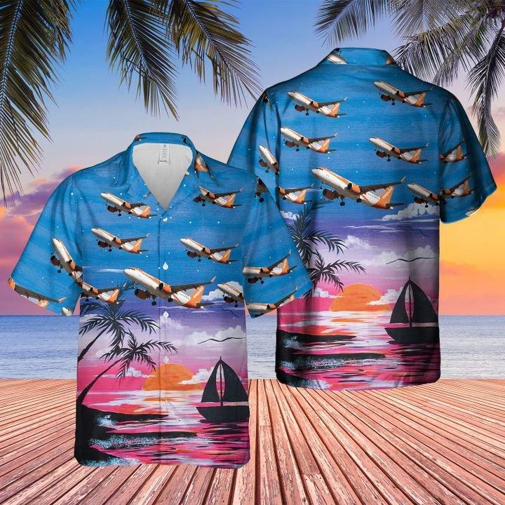 UK Easyjet Plane Hawaiian Shirt | For Men & Women | Adult | HW9510{Size}