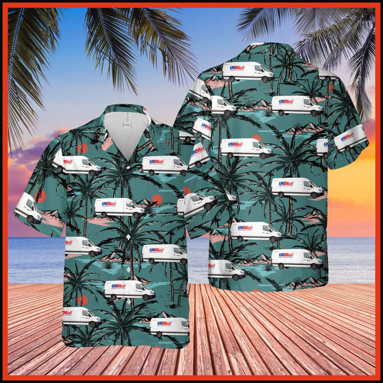 Uk mail van hawaiian shirt{Size}