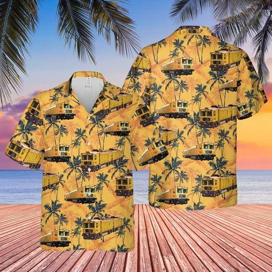 UK Network Rail Rinder Hawaiian Shirt | For Men & Women | Adult | HW9496{Size}