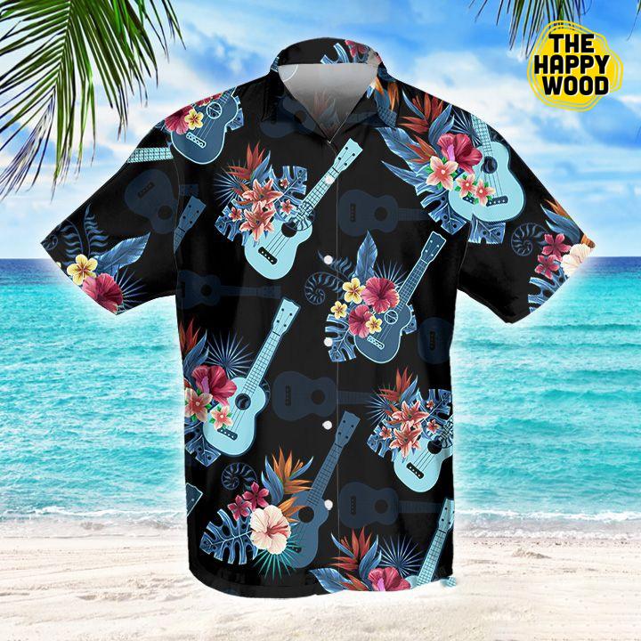 Ukulele Hawaiian Hawaii Shirt{Size}