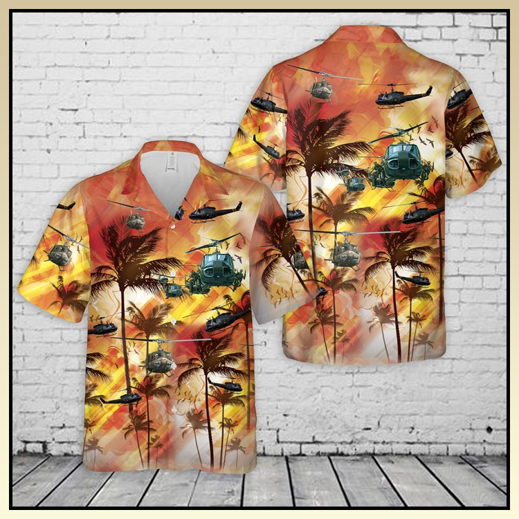 United States Army Huey Helicopter Hawaiian Shirt | For Men & Women | Adult | HW8545{Size}