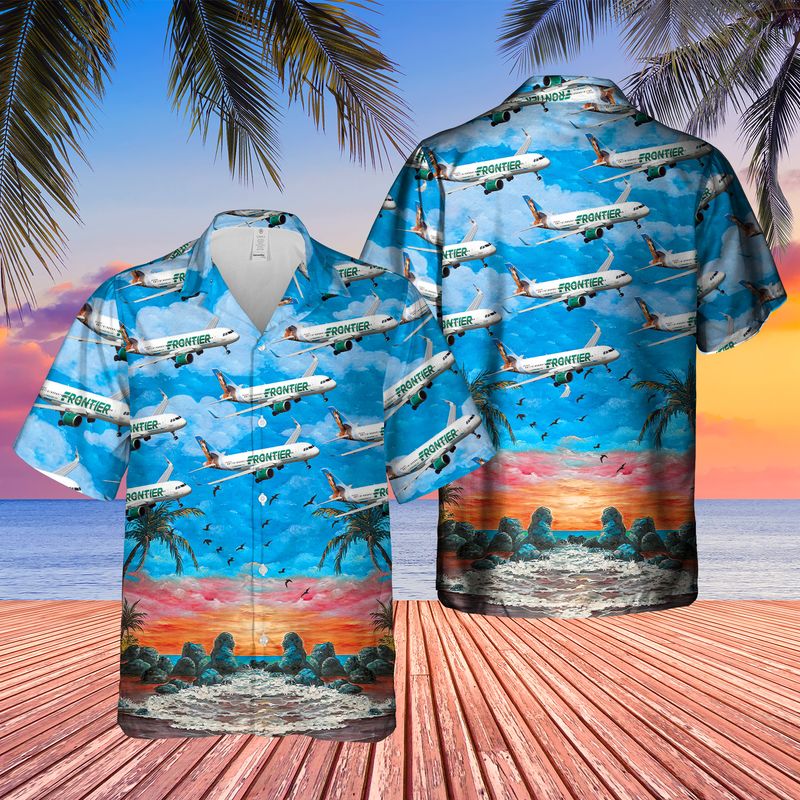 US Airlines 8 Airbus A320 251N Hawaiian Shirt{Size}