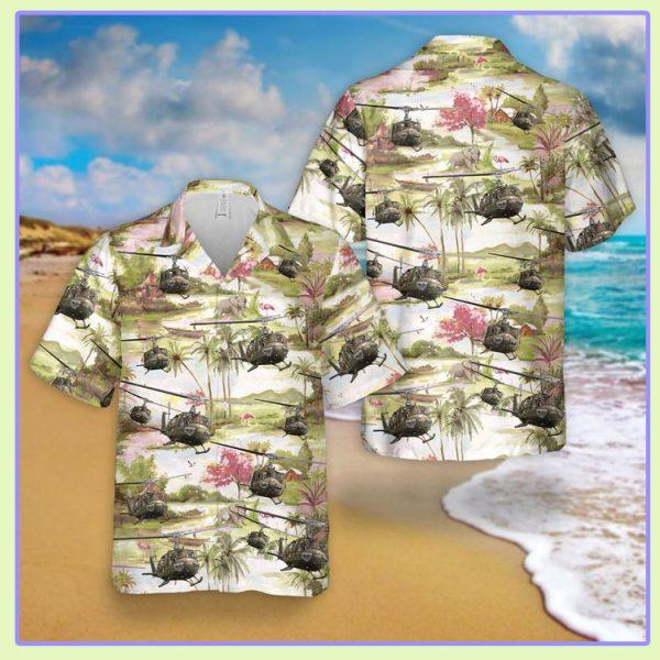 US Army Bell UH 1 Huey Hawaiian Shirt | For Men & Women | Adult | HW7875{Size}