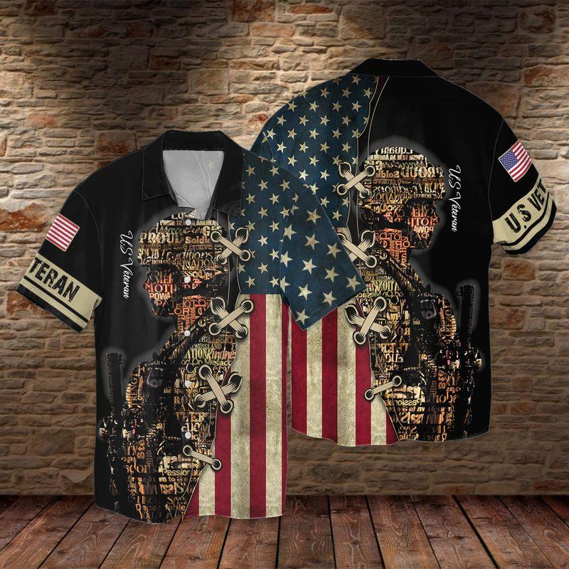 US Army Veteran Hawaiian Shirt | For Men & Women | Adult | HW8392{Size}